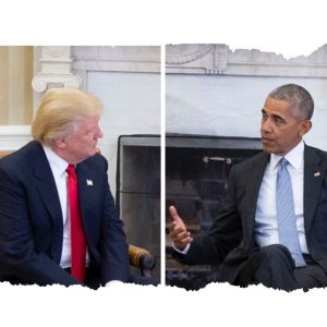 Trump Faces Scrutiny For Sharing Fake Photo Of The Obamas